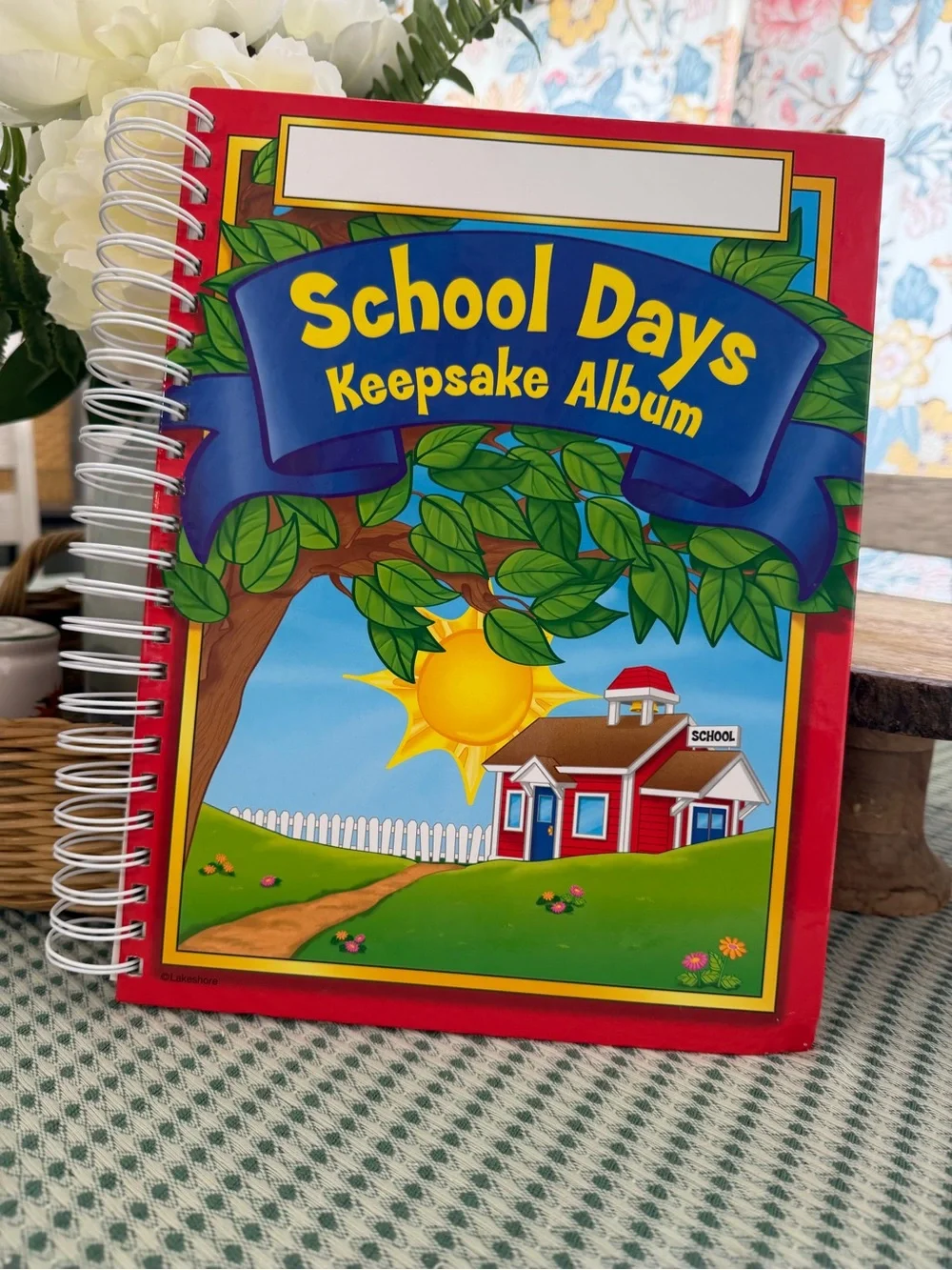 New School Keepsake Album Preschool - 12th Grade School Days Keepsake Album Red